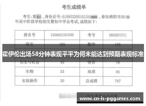 霍伊伦出场58分钟表现平平为何未能达到预期表现标准